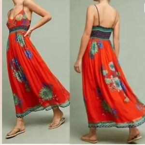 Maeve Ikebana maxi dress Anthropologie